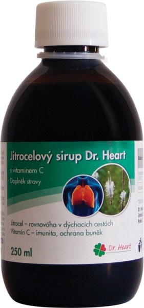 Jitrocelový sirup Dr. Heart s vitaminem C